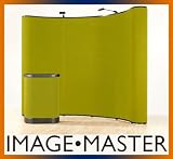 Image Master 10' Curved Floor Pop Up Display (Yellow)