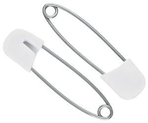 Sassy Stainless & Rustproof Diaper Pins - Set of 8