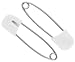 Sassy Stainless & Rustproof Diaper Pins - Set of 8