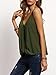 ROMWE Women's V Neck Strappy Loose T-shirt Tank Top Vest Blouses