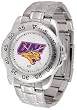 Northern Iowa Panthers Suntime Mens Sports Watch w/ Steel Band - NCAA College Athletics