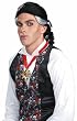 Gothic Vampire Wig - Adult Std.