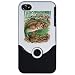 iPhone 4 or 4S Slider Case Silver Largemouth Bass