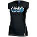 Detroit Lion T Shirts : Reebok Detroit Lion Ladies Black Astronomy Split Neck T Shirts