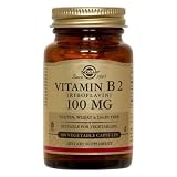 Solgar Vitamin B2 100 mg Vegetable Capsules (Riboflavin) - 100 capsules