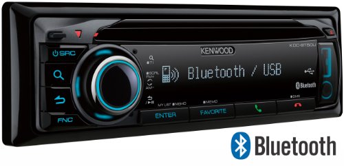 Kenwood KDC-BT50U Built-In Bluetooth with Music Streaming CD Receiver with Front AUX / USB-iPod / iPhone Direct Control