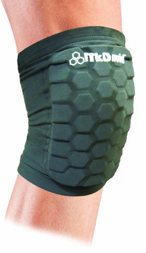 McDavid Unisex Adult Hexforce Dual Density Knee/Shin/Elbow Pad (Black, X-Large)