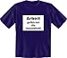 Shirt Zauber Fun T-Shirt - Arbeit gef?hrdet die Gesundheit