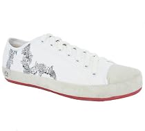 Evisu EV-Doju plimsoles White/White/Red