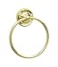 Smedbo SME V244 Towel Ring, Polished Brass