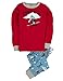 Hatley Little Boys' Pajama Set Applique -Retro Ski