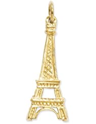 14k Yellow or White Gold Eiffel Tower Charm