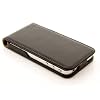 Kobert Goods Leder Flip Case iPhone 4 4S Tasche H�lle Ledertasche iPhone 4S 4 Schutzh�lle in Schwarz mit Magnet Verschluss