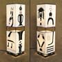 AFRICAN IMAGERY ART LAMP - 20 %Off