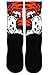 Rock'em Apparel Auburn University AU Tigers Custom Athletic Crew Socks (L/XL, Aubie The Tiger)