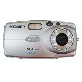 Samsung Digimax U-CA3 3.2MP Digital Camera with 3x Optical Zoom (Silver)