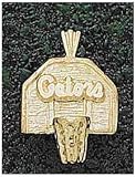 Logo Art Florida Gators 10K Gold Background Pendant