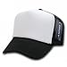 by Decky Vintage Foam Trucker Hat 2 Tone - White / Black