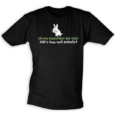 Oh ein Kaninchen! Wie s�ss! Gibt's dazu Rotkohl? T-Shirt - T-Shirt Gr. XL