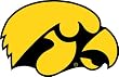 Iowa Hawkeyes 12" Vinyl Magnet Set Of 2 - Magnet Iowa
