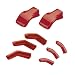 Talboys 916115 Red Vinyl Sleeve for Medium 2 Prong Labjaws Clamp (Pack of 2)