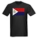 Sint Maarten Flag Black T-Shirt Flag Dark T-Shirt by CafePress