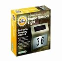 Stainless Steel Solar Powered House Number Light