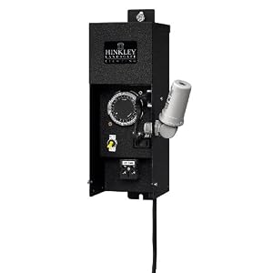 Hinkley Lighting 0150TR 12 Volt Transformer with Photo Cell and Timer 150 Watt, Black by 