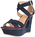 Dolce Vita Women's Orla Ankle-Strap Sandal,Navy Nubuck,8 M US