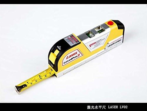 Chunnuan Shop LV02 Laser Level Horizon Vertical Measure Tape Aligner Ruler
