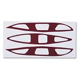 Cascade Pro7 Vent Cover Lacrosse Decal Set (Maroon)