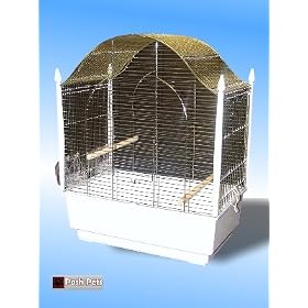 KAZIMIR CHROME BIRD CAGE - COCKATIELS BUDGIES CANARIES