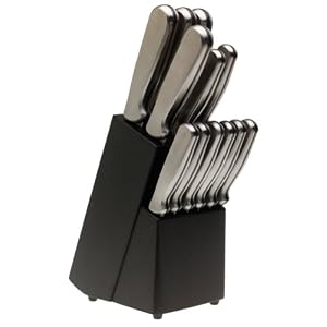 Ginsu 4827 International Traditions 14-Piece Stainless Steel Knife Block Set
