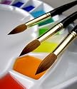Jack Richeson Pure Kolinsky Sable 1 Flat Watercolor Brush