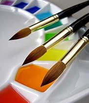 Jack Richeson Pure Kolinsky Sable 1 Flat Watercolor Brush