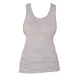 Heather Gray Solid Color Tunic Longer Length Tank shirt tee, 100% Cotton.
