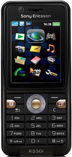 Sony Ericsson - K530i Téléphone portable Bluetooth monobloc - 3G / appareil photo / MP3 / slot MS Micro - noir