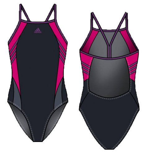 Adidas Damen Badeanzug AWI 1 Piece, phantom/mere, 38, V37275-38