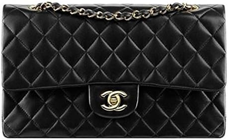 Authentic Chennai classic flap bag gold lambskin shoulder bag