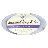 Beautiful Soap & Co. Soap, Lavender Garden, 7 oz (210 g) (Pack of 3)