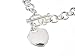 Jewelry : Italian Sterling Silver Heart Toggle Childrens 6 inch Bracelet
