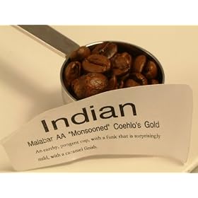 Indian Monsooned Malabar AA, Coehlo's Gold, Whole Bean