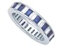 4.30 cttw Karina B(tm) Sapphire Eternity Band - Platinum, 18kt White or Yellow Gold