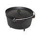Cajun Cookware Seasoned Cast Iron Camp Pot W/ Legs - 4.5 Qt.