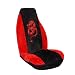 Allison Dragon Bucket Seat Covers - Red/ Gray