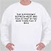 The difference between meat and fish is that if you beat your fish it dies Sweatshirt Medium White