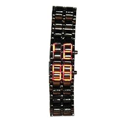 Iron Samurai - Japanese Inspired Red LED Watch