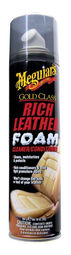Meguiars G11210 Rich Leather Foam Cleaner Conditioner 10 oz pack of 6