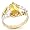 10k Gold November Birthstone 2012 Class Graduation Ring