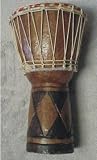16-18 Authentic Medium Size Handmade Djembe Drum - Traditional African Musical Instrument